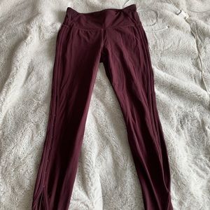 Athleta red leggings